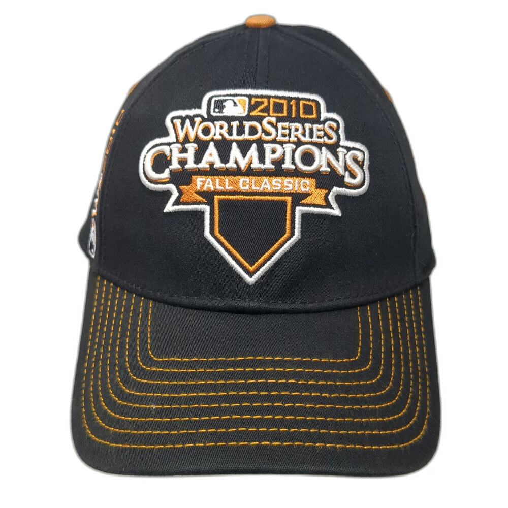 San Francisco Giants MLB New Era Baseball Cap Black OS 2010 World Series Hat